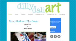 Desktop Screenshot of dillydaliart.com